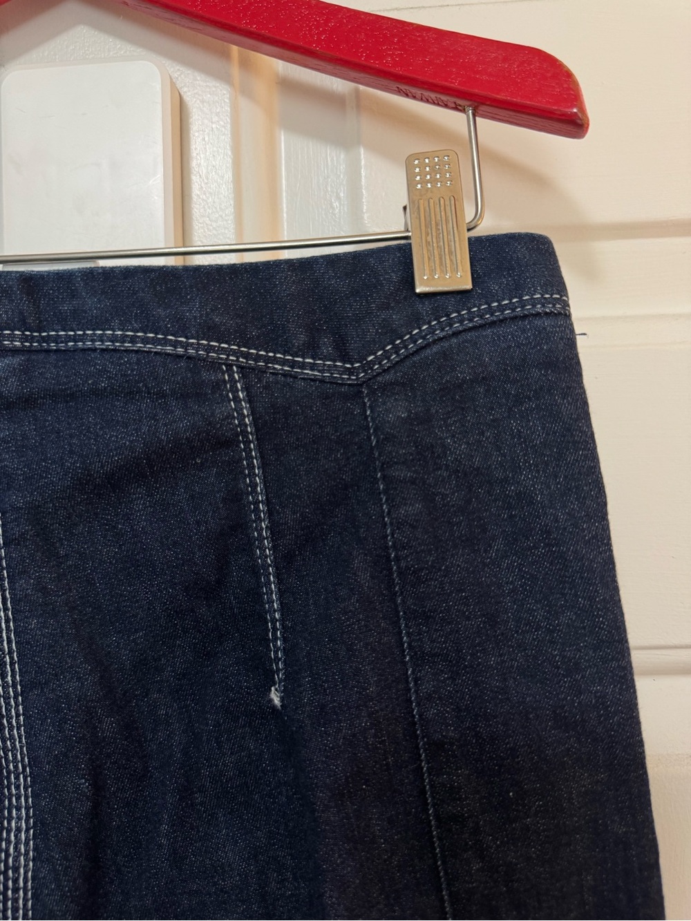 Rachel Comey Mid Rise Straight Jeans Dark Wash Size 4 - Picture 7 of 11